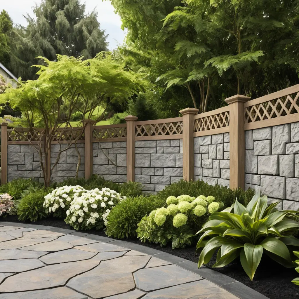 Decorative Concrete Fence