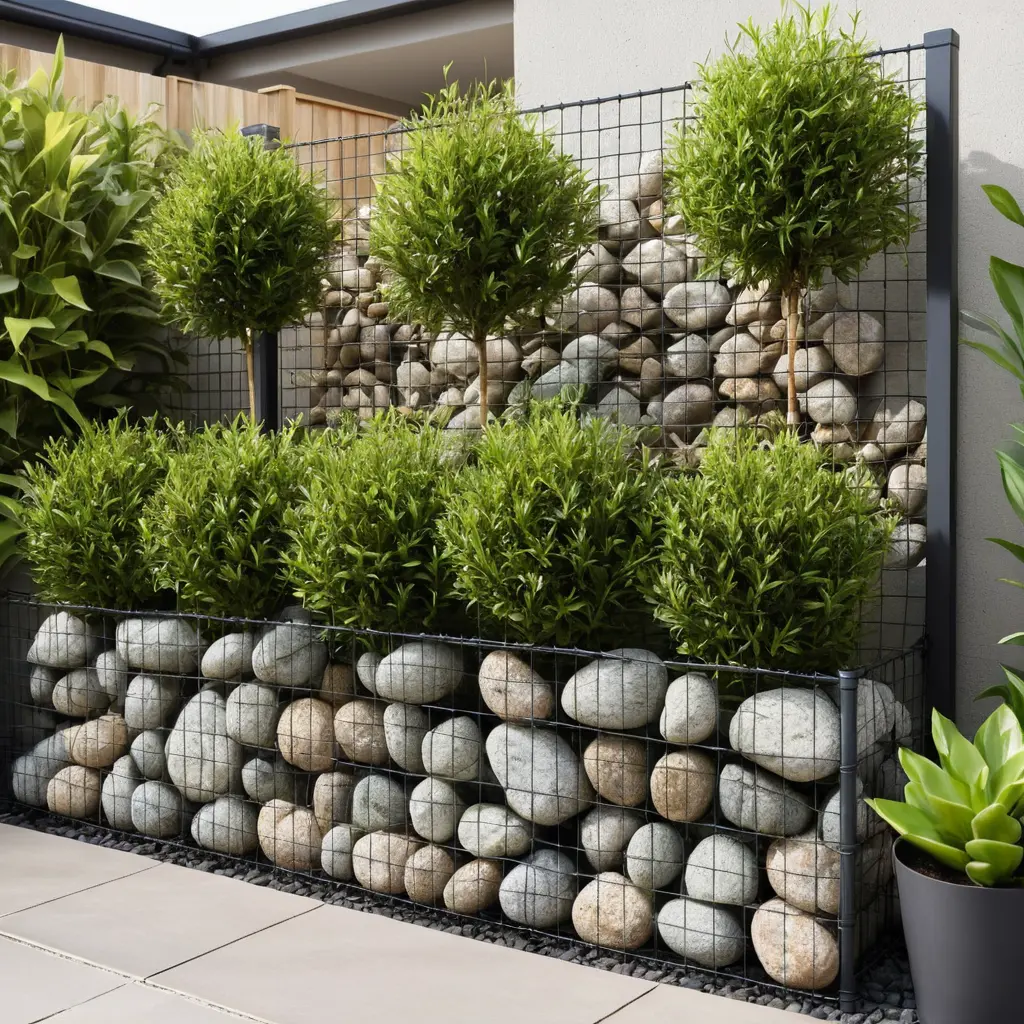 Gabion Fence