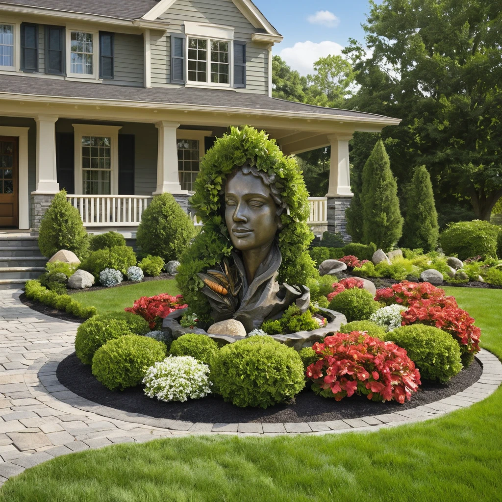 Incorporate Sculptures or Art