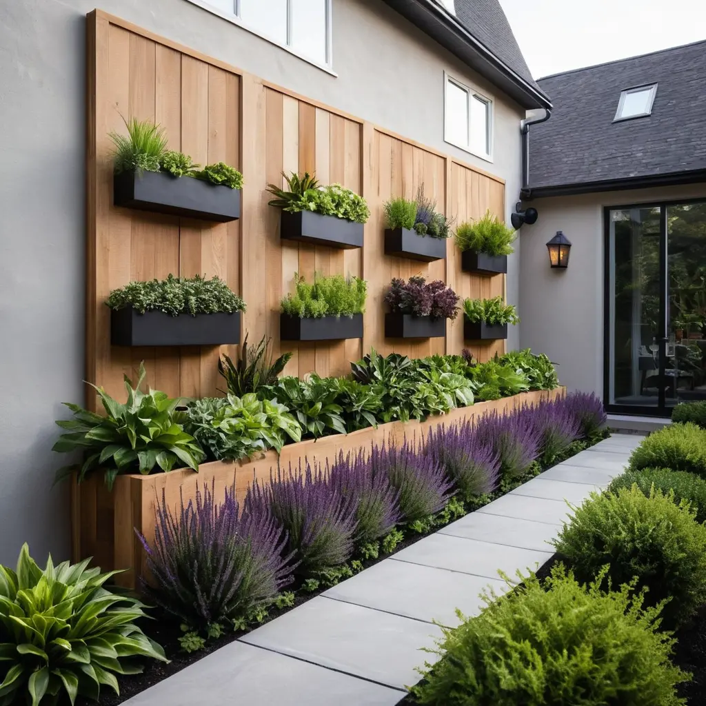 Install Vertical Planters
