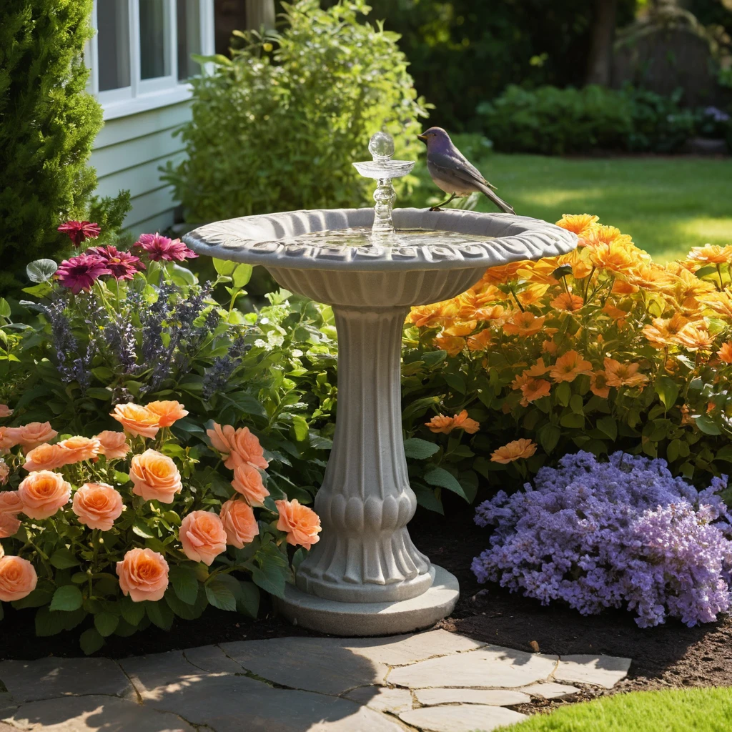 Install a Birdbath