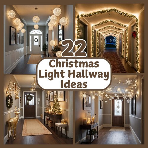 22 Christmas Light Hallway Ideas
