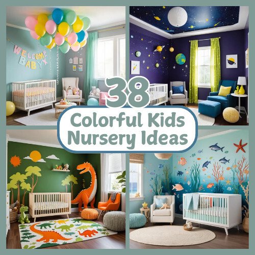 38 Colorful Kids Nursery Ideas