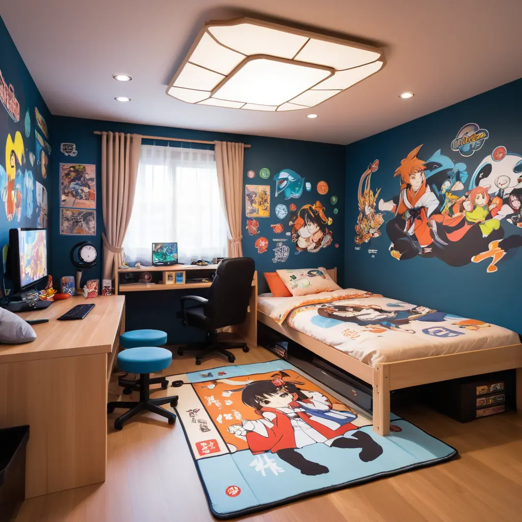Anime-Inspired Wall Decals