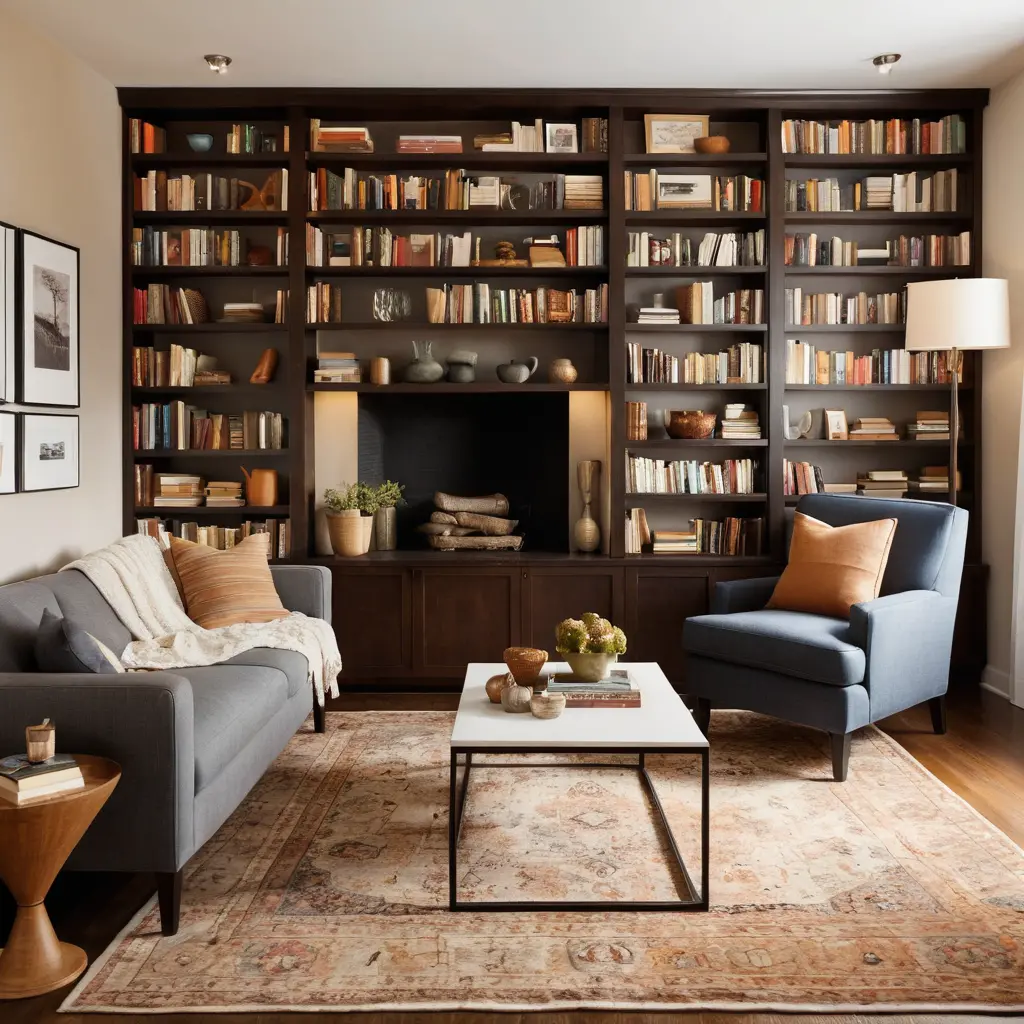 Arrange Books for Warmth