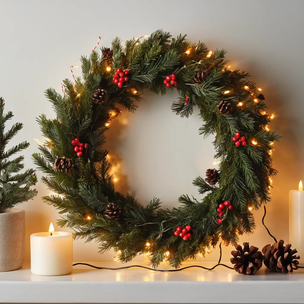 Battery-Operated Lights for Wreaths