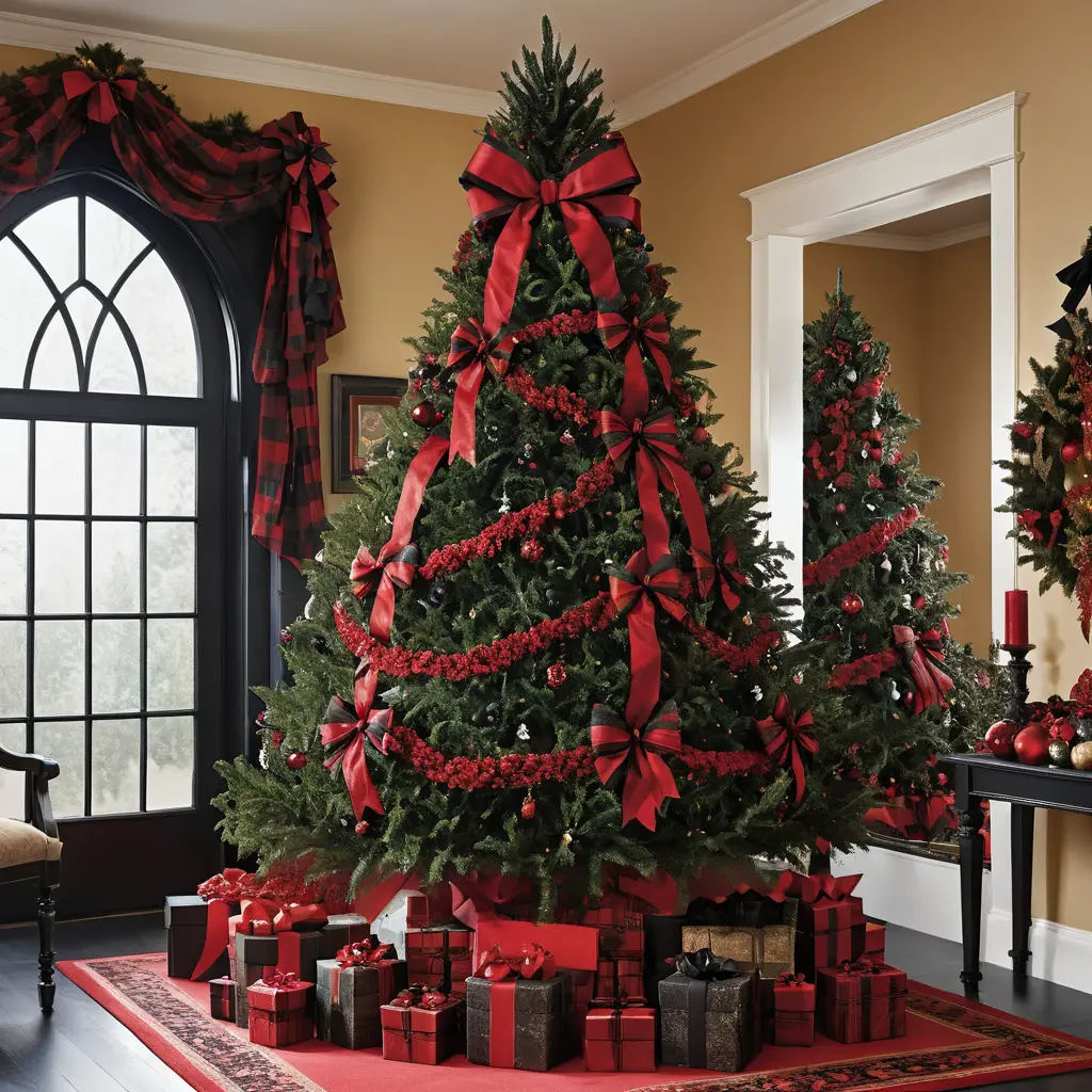 Black and Red Gothic-Inspired Bows