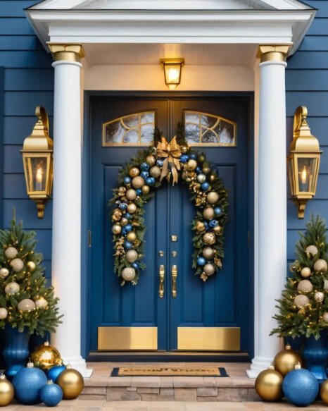 Blue and Gold Combination