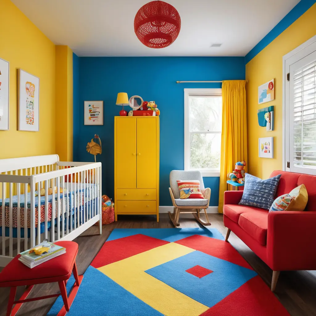Colorful Kids Nursery Ideas