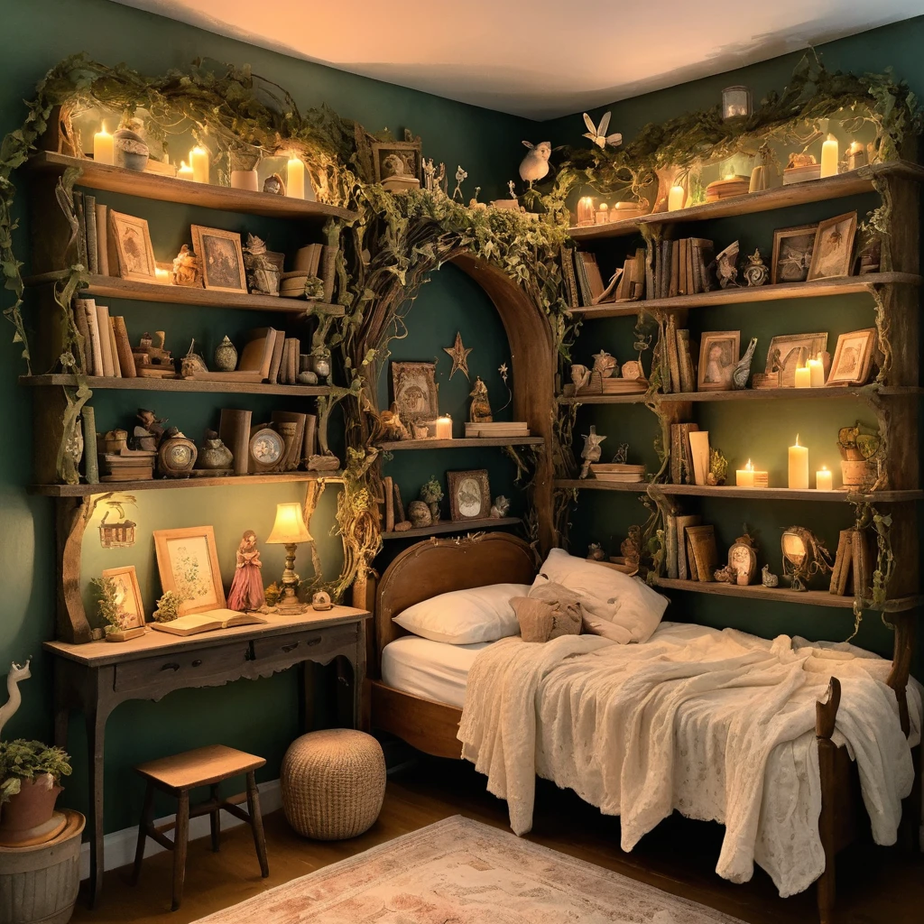 Bookshelves with Fairy Tales