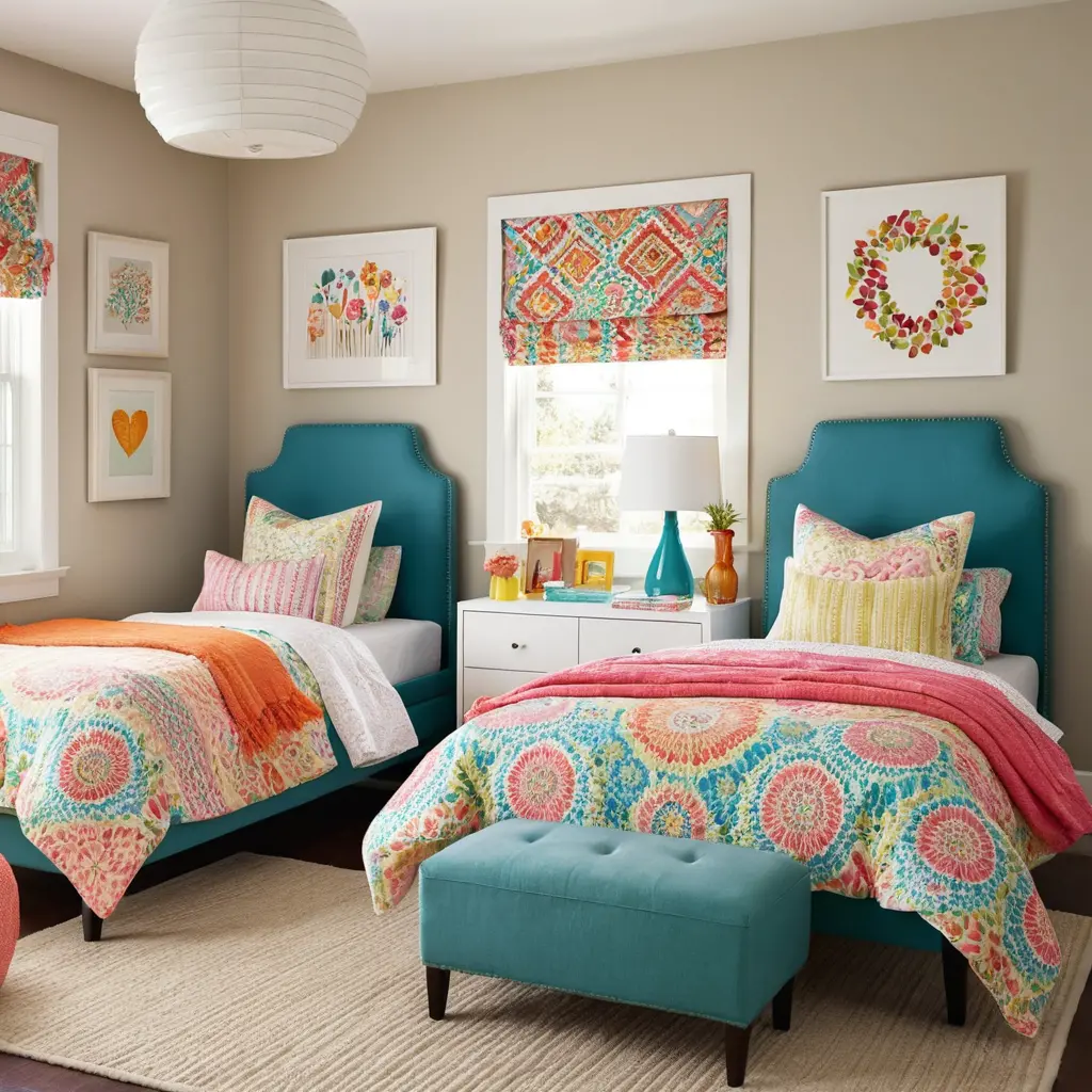 Bright Accents in Décor