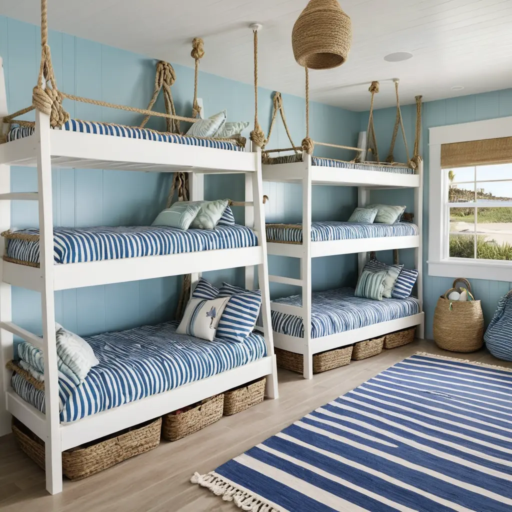 Bunk Beds with Rope Swing Additions