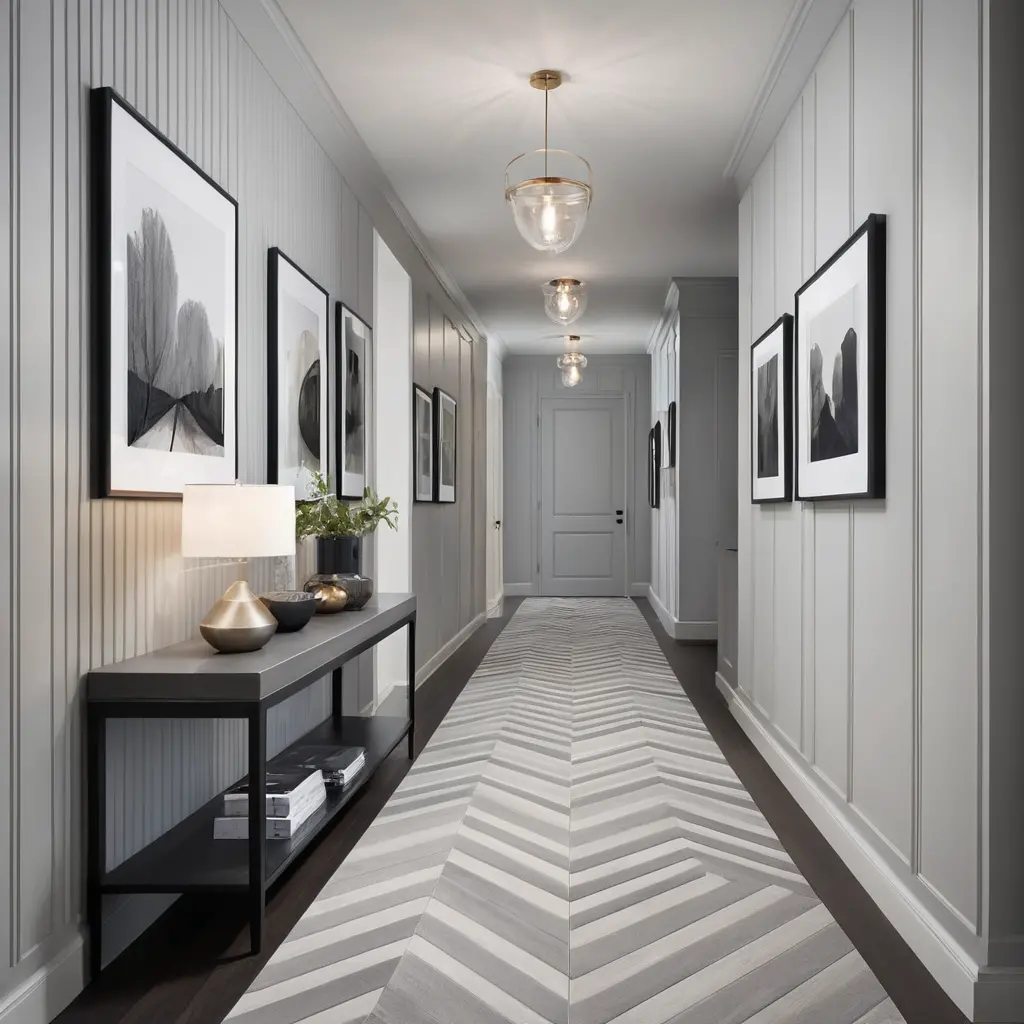 Chevron-Patterned Panels