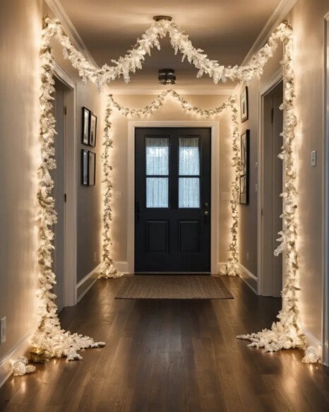 Christmas Light Curtain