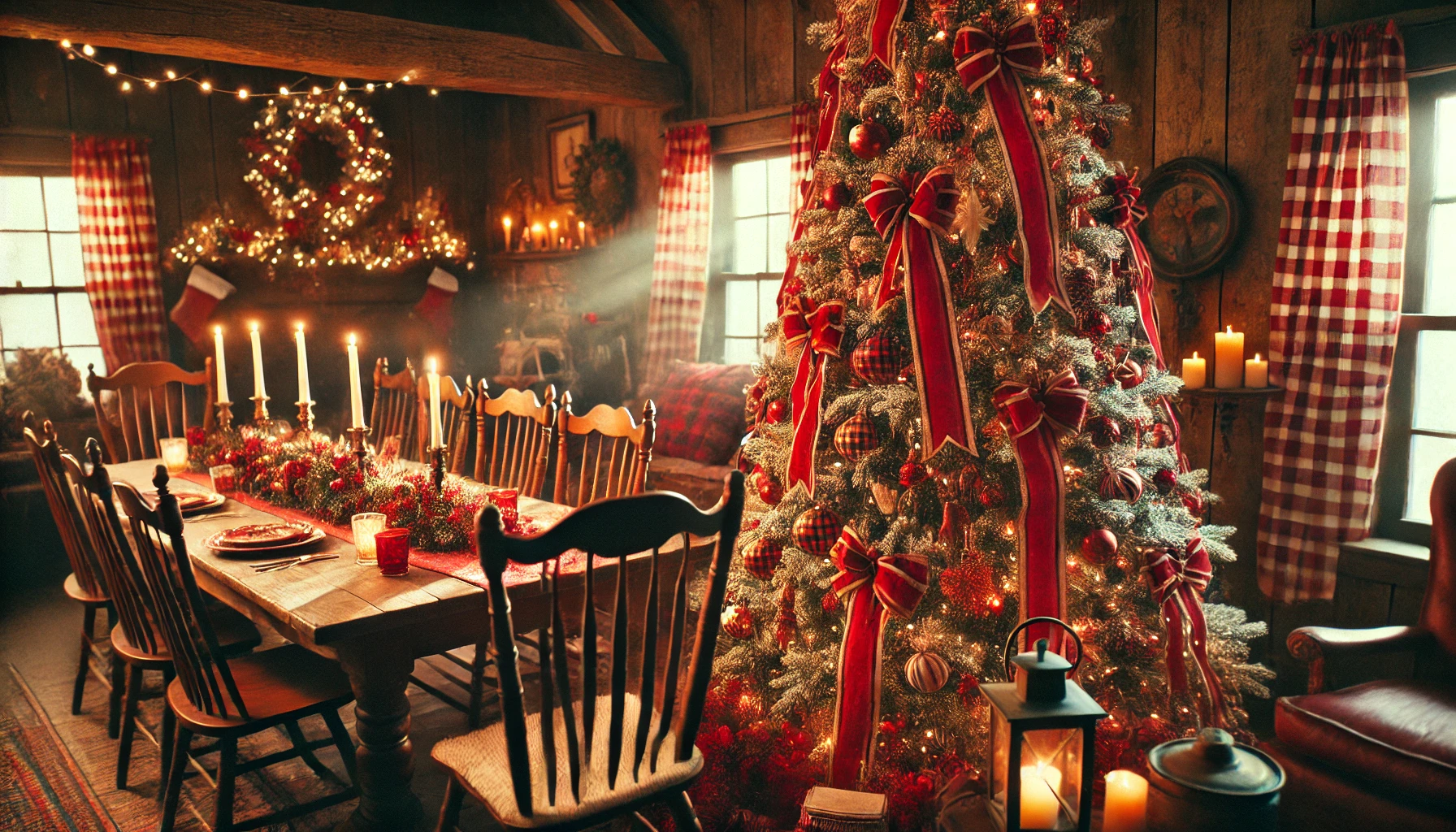 Classic Farmhouse Red and White Theme