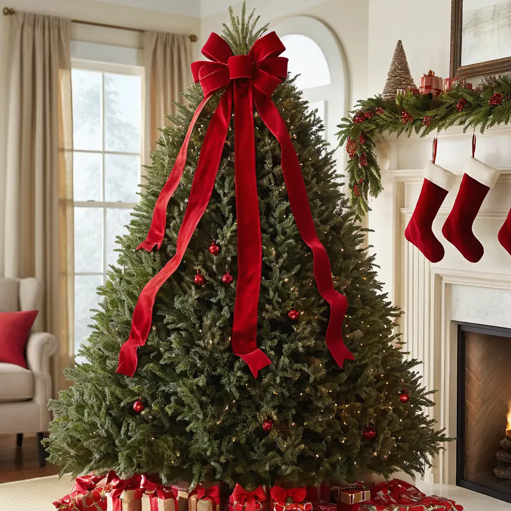 Classic Red Velvet Bows