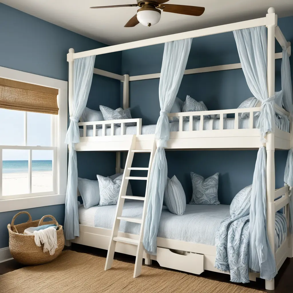 Coastal Canopy Bunk Beds