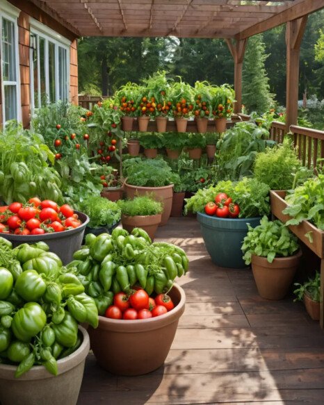 Container Vegetable Garden