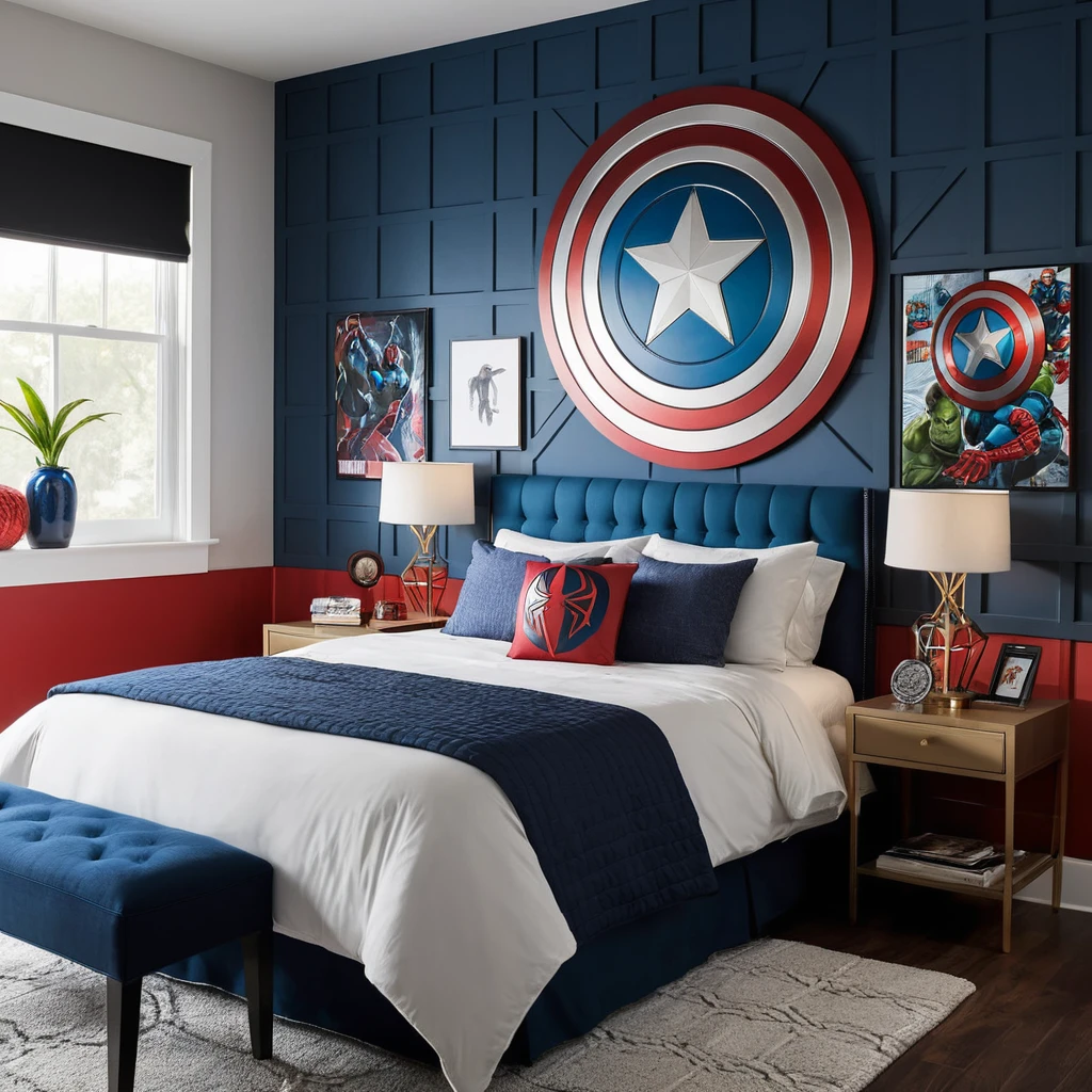 Custom Marvel Headboard