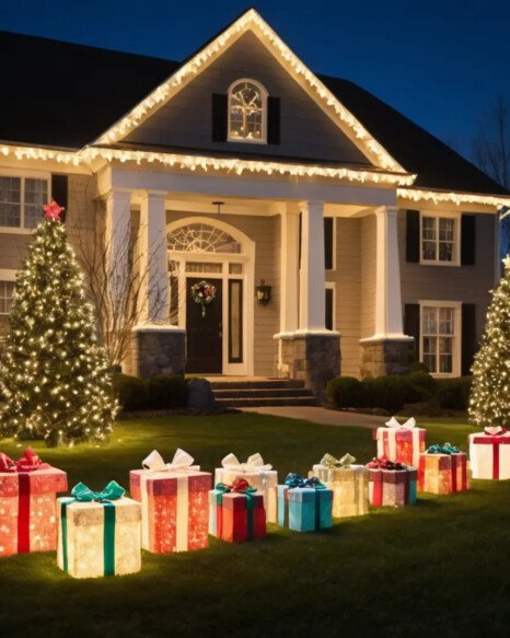 DIY Lighted Presents