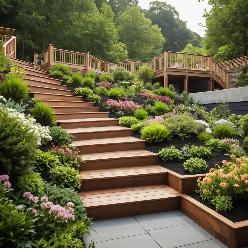 Deck with Steps