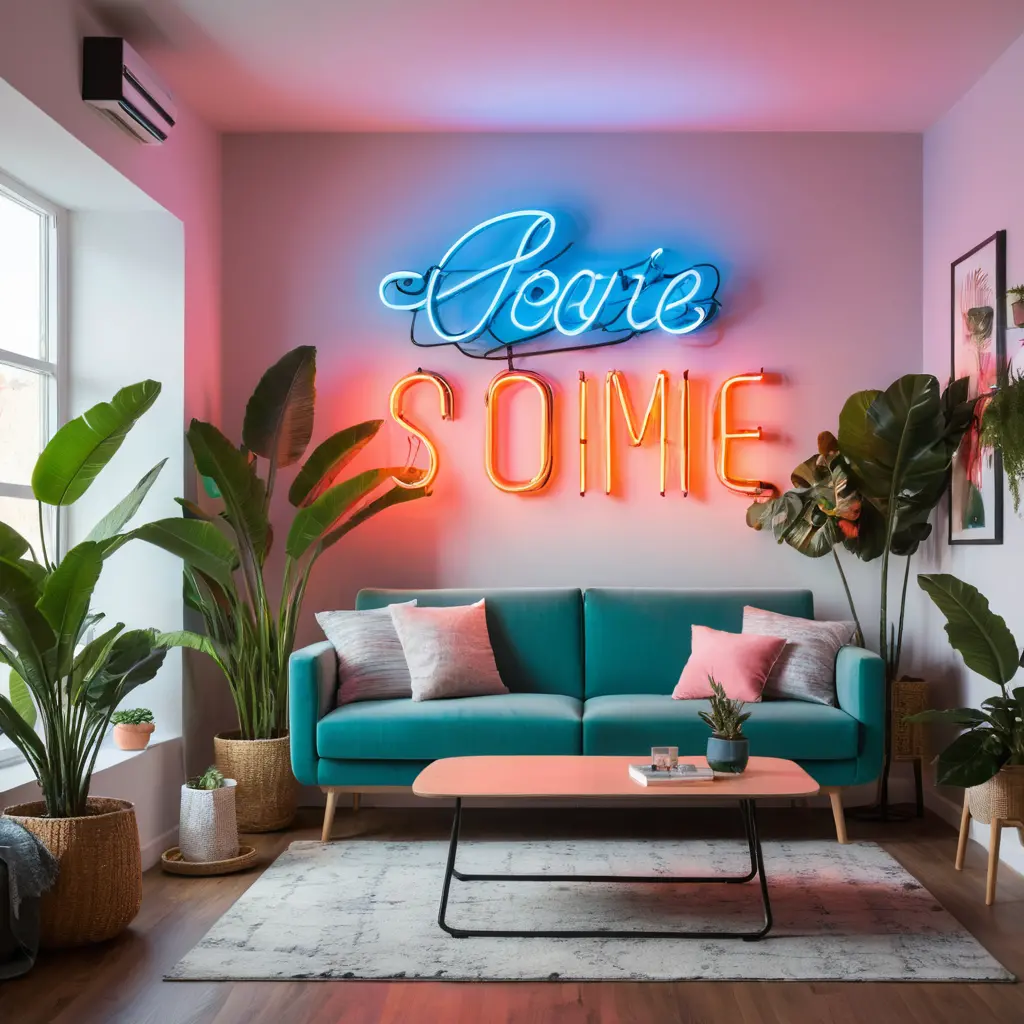 Decorate with Neon Signs