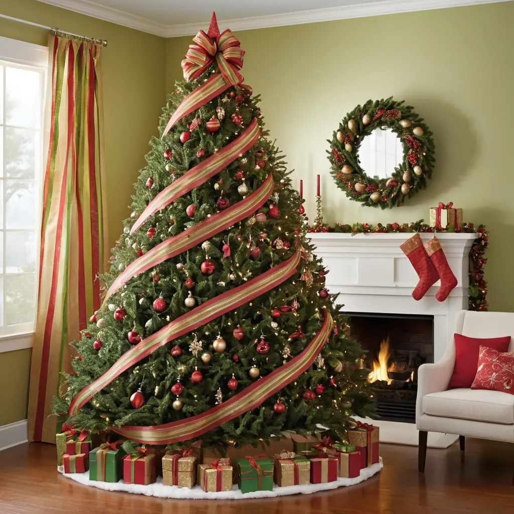 Diagonal Ribbon Stripes