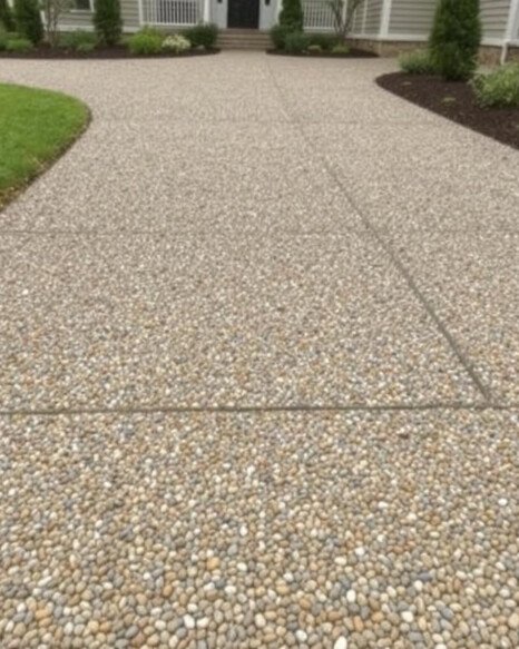 Exposed Aggregate Concrete Pavers