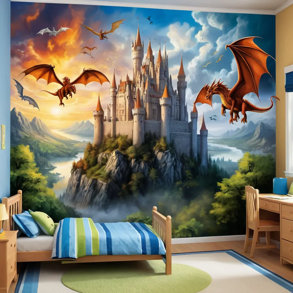 Fantasy Castle Wall