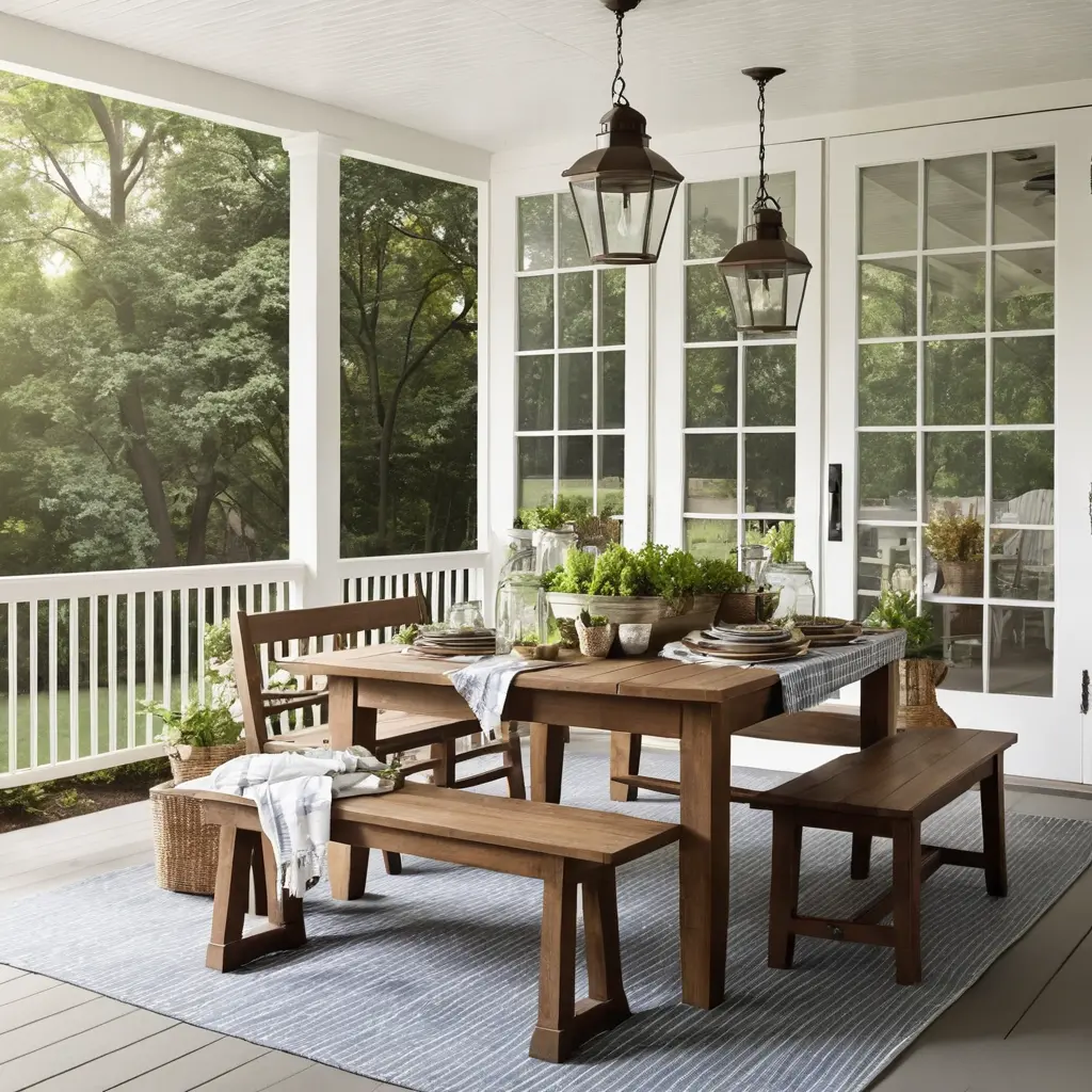 Farmhouse Dining Area