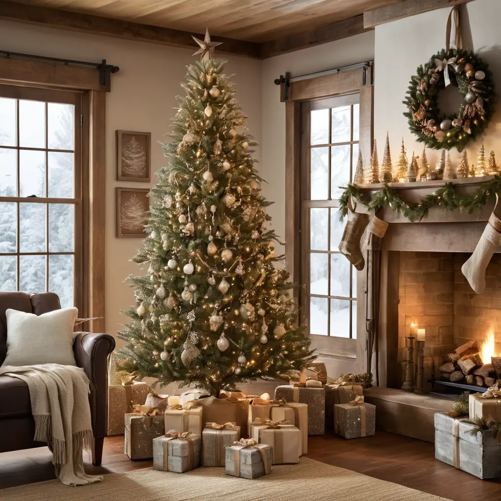 Farmhouse Rustic Lantern Tree