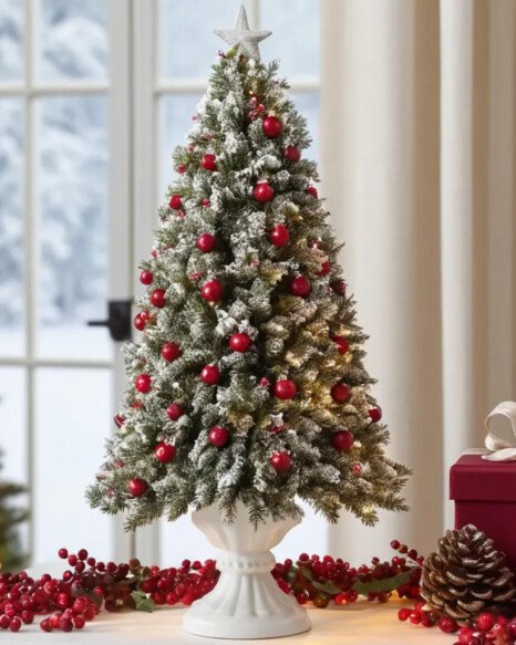 Faux Cranberry Garland