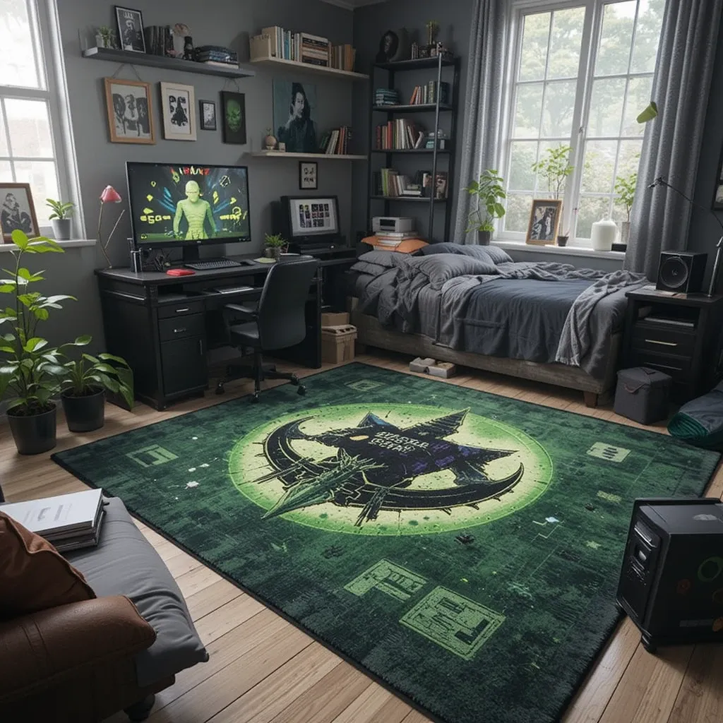 Feature a Gaming-Themed Rug