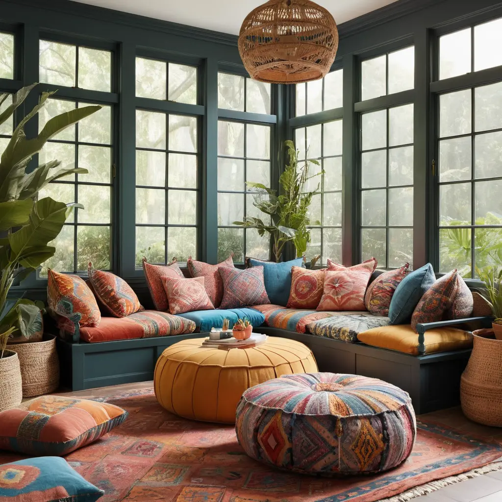 Floor Cushions and Poufs