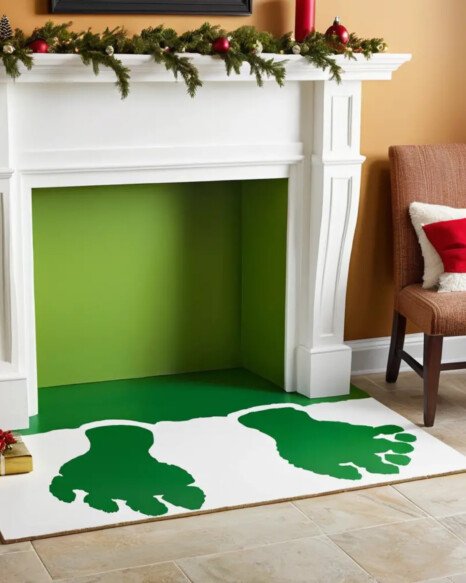 Giant Grinch Footprint