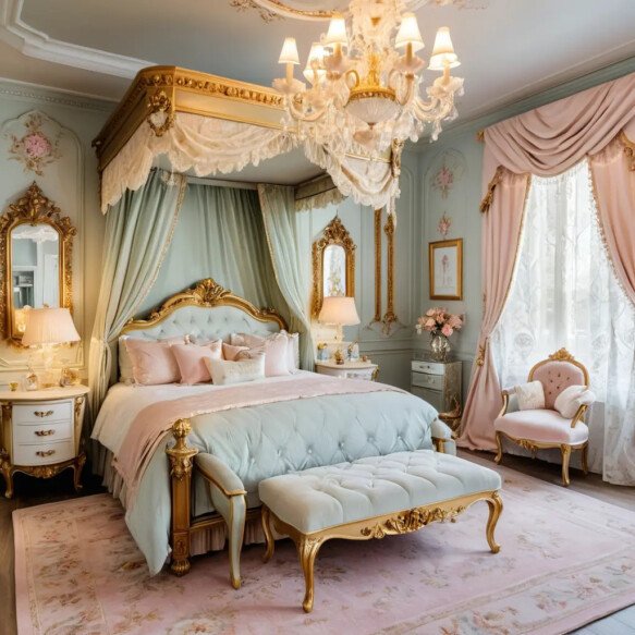 Gilded Mirror for a Touch of Elegance