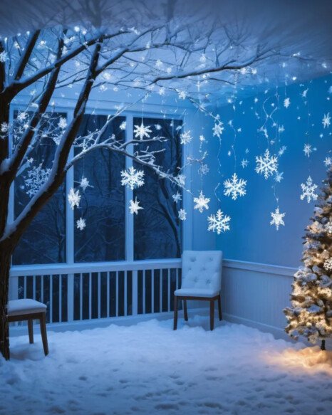 Glow-in-the-Dark Snowflakes