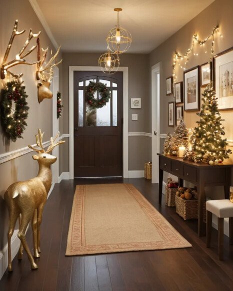 Glowing Reindeer Decorations