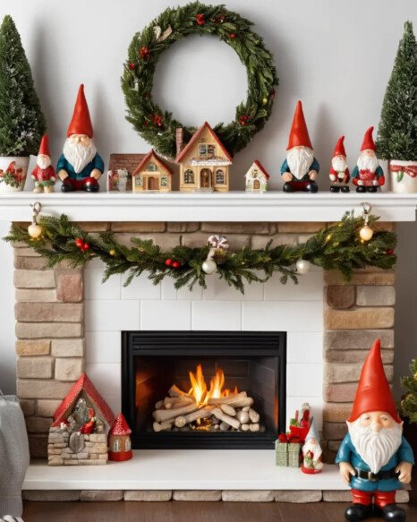 Gnome-Themed Tabletop Decor