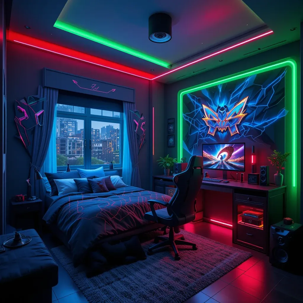 Go for a Gamer-Themed Color Scheme