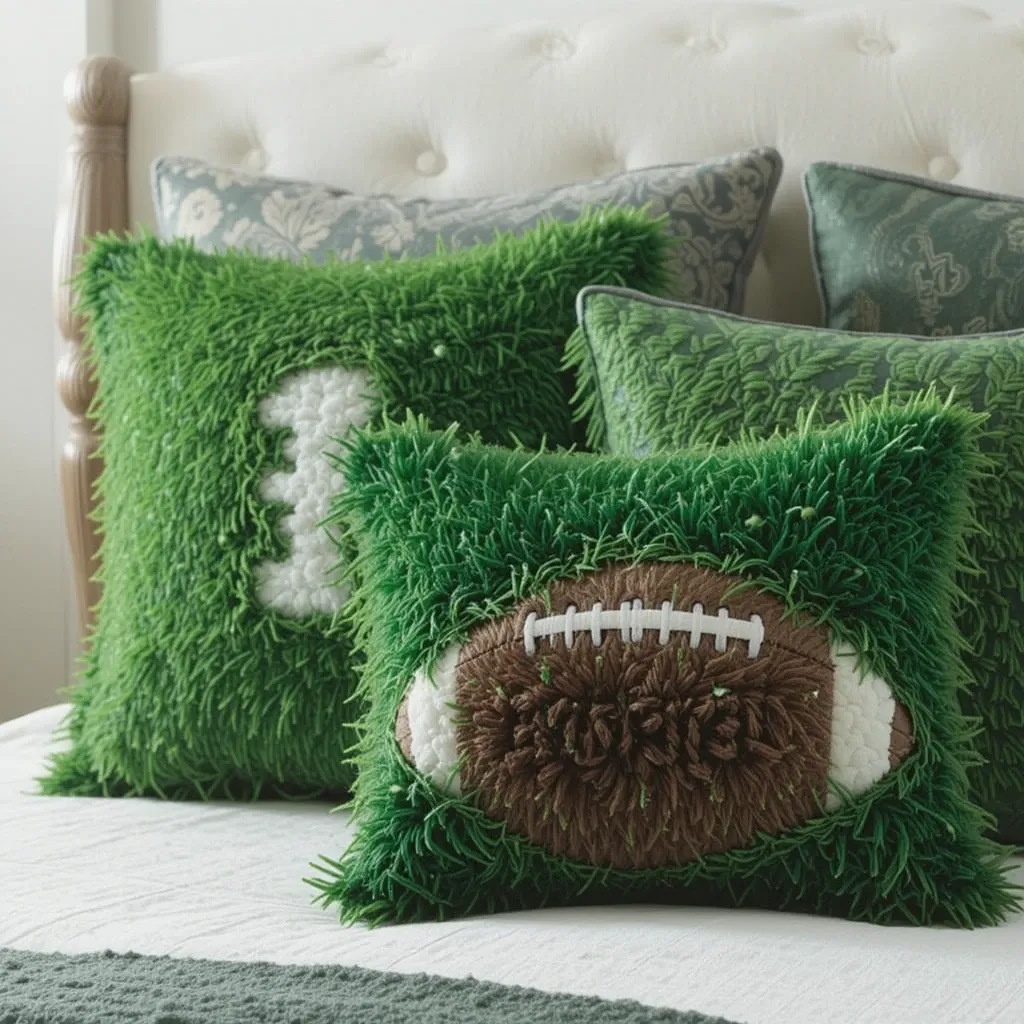 Grass-Inspired Throw Pillows