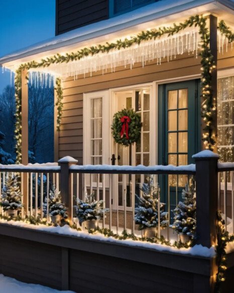 Hanging Icicle Curtain