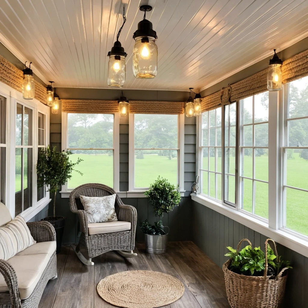 Hanging Mason Jar Lights