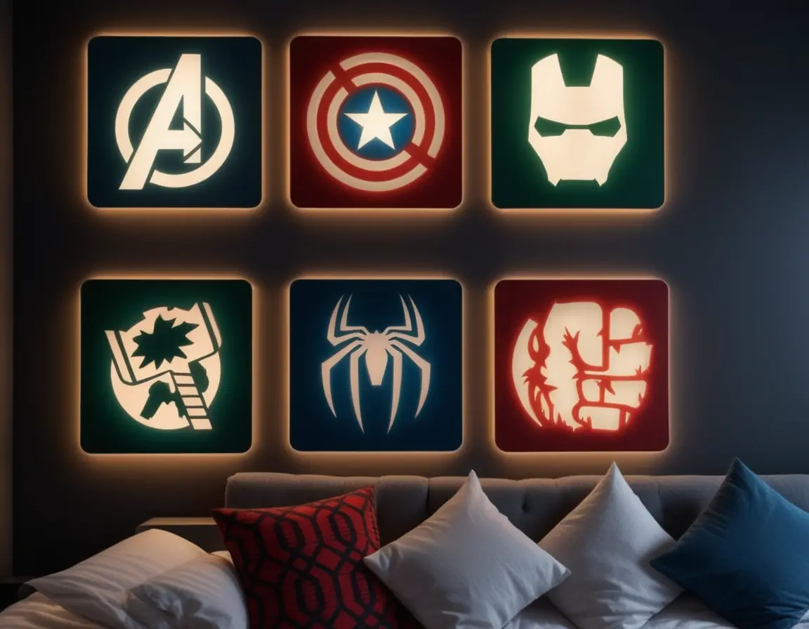 Illuminated Hero Logos