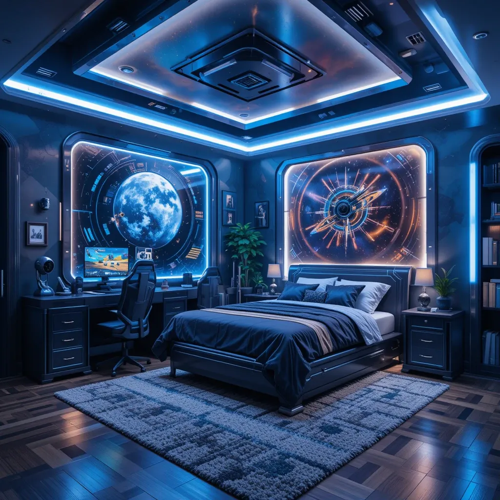 Incorporate Futuristic, Space-Inspired Decor