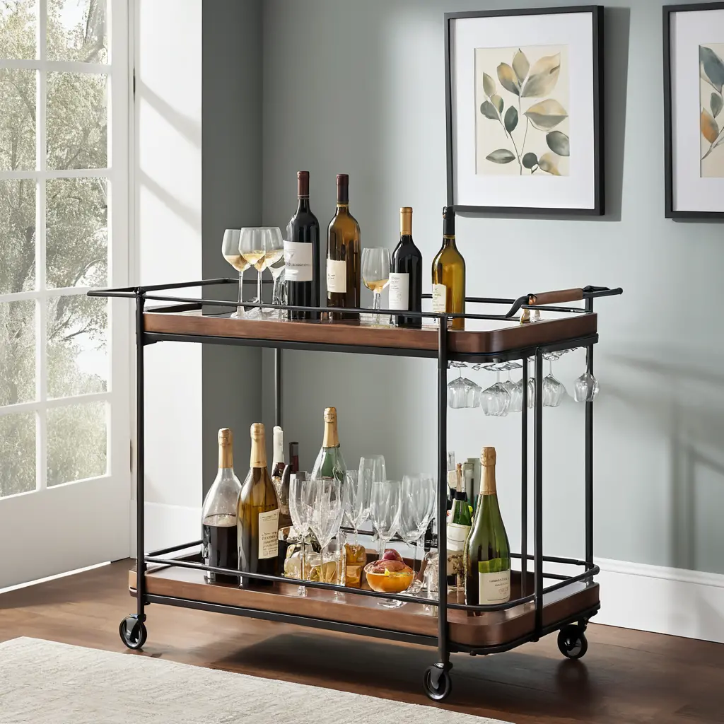 Install a Wall Bar Cart