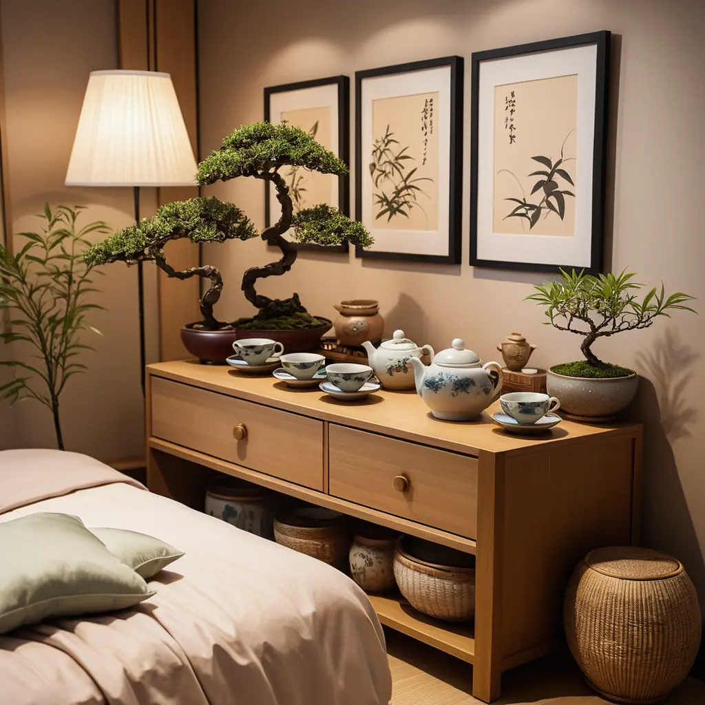 Japanese Tea Set Display