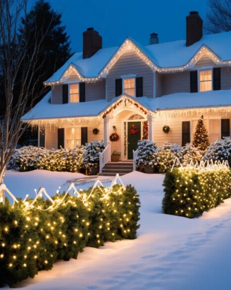 LED Net Lights for Bushes