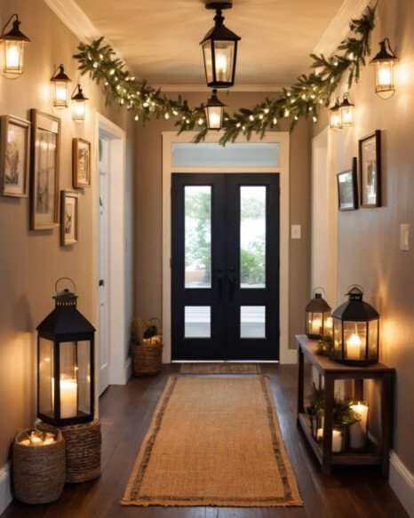 Lanterns with String Lights