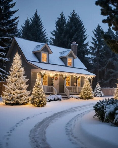 Light-Up Christmas Trees